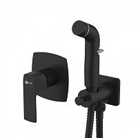 Смеситель встроенный монтаж с гигиеническим душем Lemark LM7219BL черный