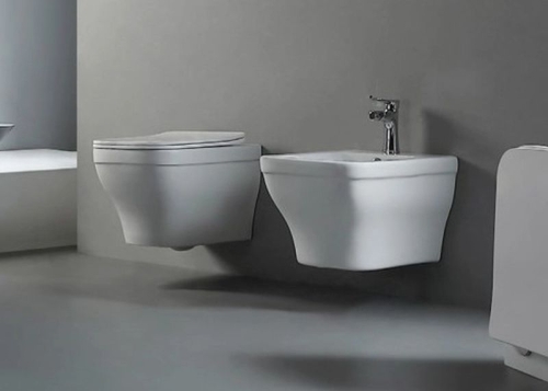 Инсталляция SET AQUATEK АМАДЕО 4в1  кнопка белая, хром, черная фото 3