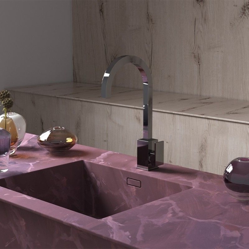 Смеситель для кухни Paini Dax-R 84CR572RSKM хром фото 2