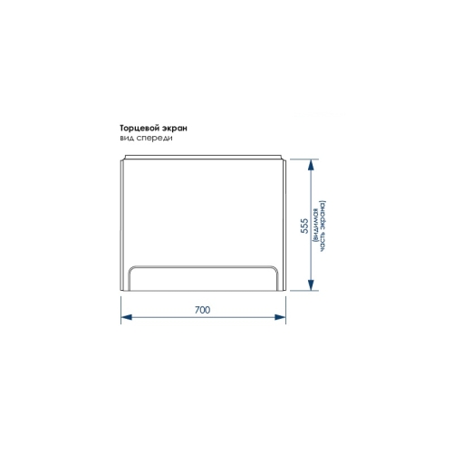 Панель боковая Loranto для ванн Milton 70 фото 2