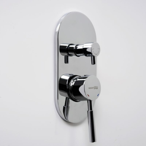 Встроенный смеситель для ванны на 2 положения Wasserkraft Main 4141 хром фото 2