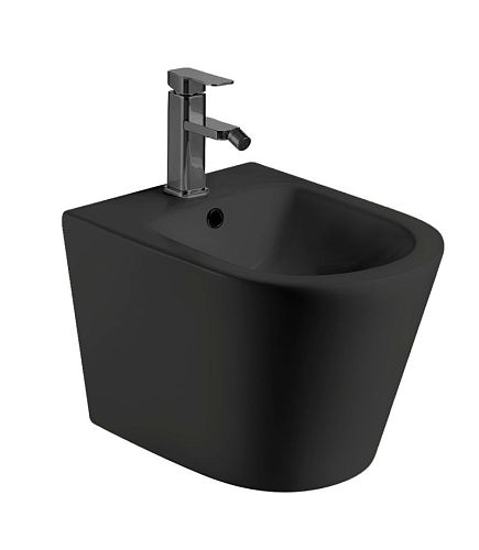 Биде подвесное WeltWasser WW SALZBACH 005MT-BL черный матовый