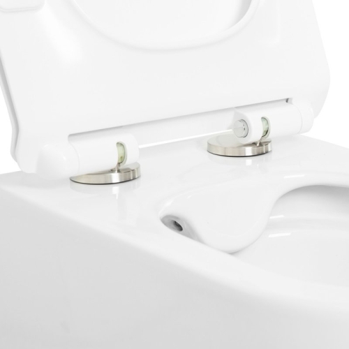 Унитаз подвесной Cezares MOLVENO безободковый белый фото 7