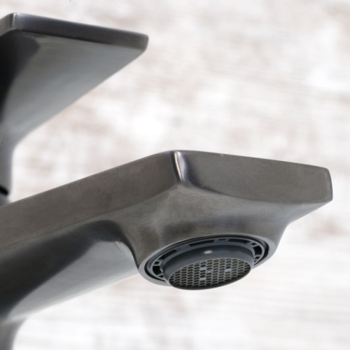 Смеситель для умывальника Wasserkraft Wiese 8403 оружейная сталь фото 3