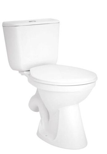 Компакт Santek Бриз с косым выпуском с сидением полипропилен