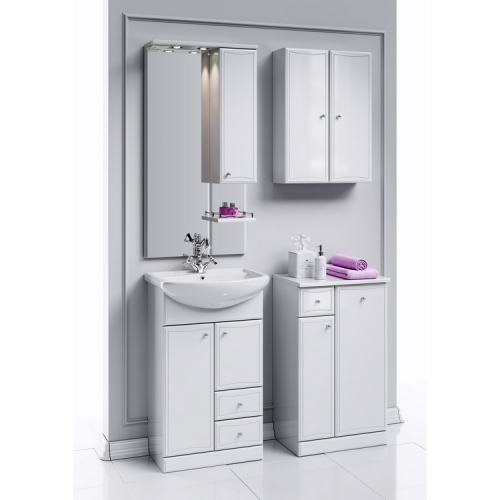 Комод Aqwella Барселона 50 белый фото 2