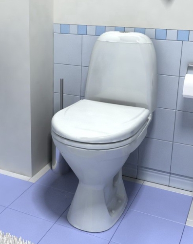 Компакт Santek Римини (1 режим слива) с сидением полипропилен фото 2