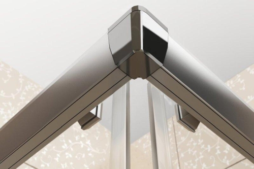 Душевой уголок Ravak Blix BLCP4 80*80, 90*90 стекло прозрачное, матовое, профиль хром, сатин, белый фото 4