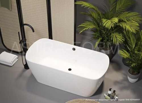 Ванна Astra-Form Антарес 160*75 литой камень фото 3