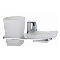Держатель стакана и мыльницы Wasserkraft Leine K-5026 хром