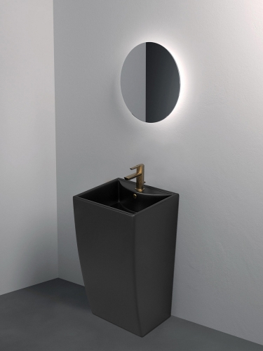 Раковина напольная Azario Comella AZ-314MB 48*42*83 фото 6