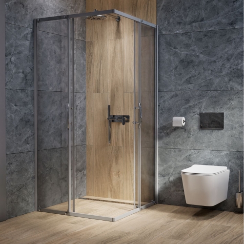 Душевое ограждение Mirsant Neo Quadro без поддона 90*90, 100*100 фото 3