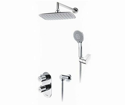 Встроенный смеситель для ванны на 2 положения Wasserkraft A16031 (душевой комплект) хром