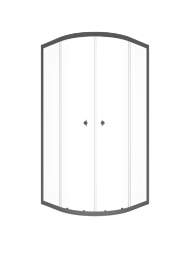 Душевое ограждение Triton Альфа-Графит 90*90, 100*100 прозрачное стекло