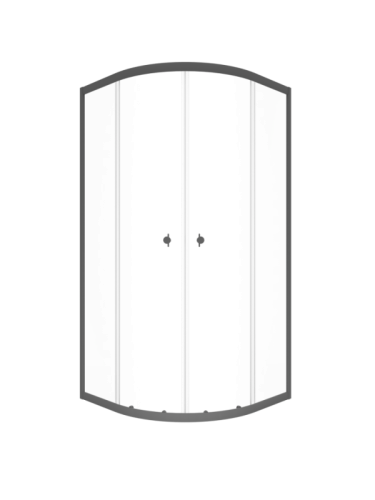 Душевое ограждение Triton Альфа-Графит 90*90, 100*100 прозрачное стекло