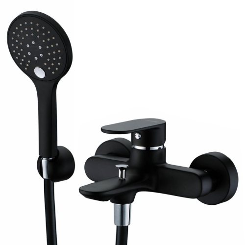 Смеситель для ванны Wasserkraft Elbe 7401 чёрный