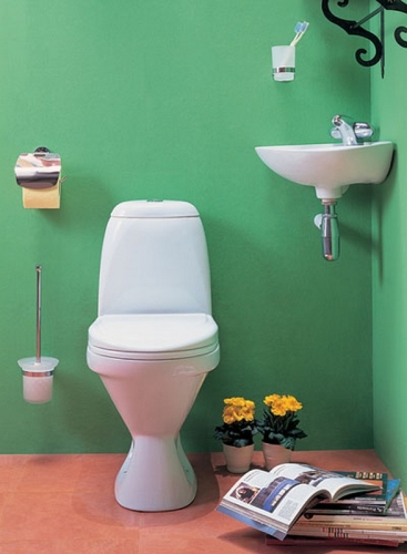 Компакт Santek Римини (1 режим слива) с сидением полипропилен фото 3