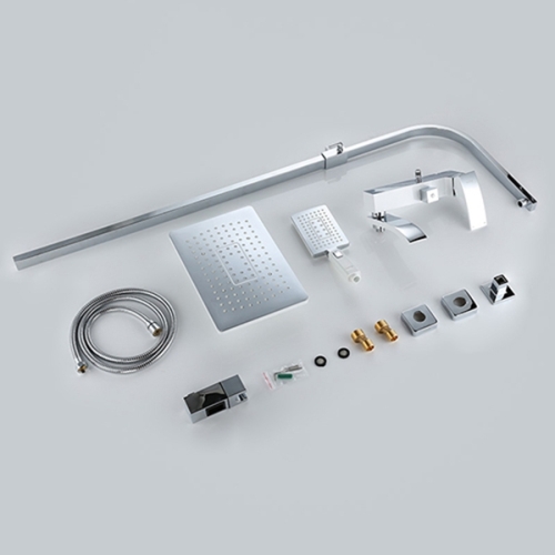 Душевая система со смесителем Gappo Jacob G2407-8 белый/хром фото 7