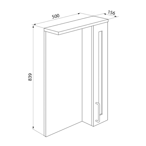 Зеркало с подсветкой Iddis Sena 50 60 белое/дерево фото 7