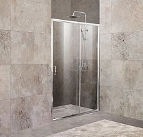 Душевая дверь Bel Bagno UNIQUE-BF-1 100/115, 110/125, 120/135 стекло прозрачное, Punto