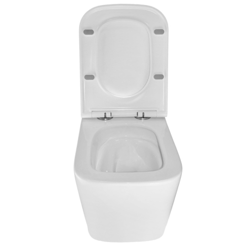 Унитаз подвесной безободковый Azario Cascad AZ-2303A, смыв Торнадо фото 3