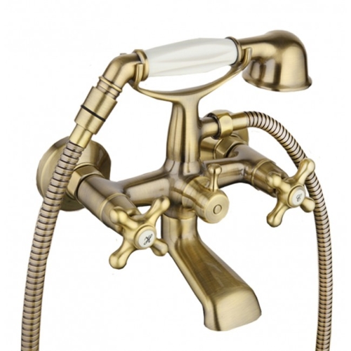 Смеситель для ванны Gappo Sofia G3263-4 бронза (с лейкой и шлангом)