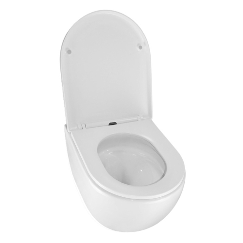 Унитаз подвесной безободковый Azario Ormi AZ-0253VD, смыв Торнадо фото 2