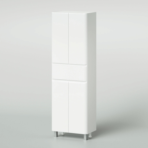 Пенал напольный Итана Roberto 60, белый фото 2