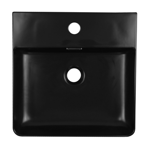 Раковина накладная Azario AZ-2177-MB 420*420*120 черная матовая фото 2