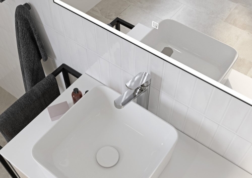 Смеситель высокий для раковины Cersanit Flavis 63038 хром фото 4