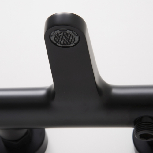 Смеситель для ванны термостатический Wasserkraft Elbe 7411 Thermo черный матовый фото 6