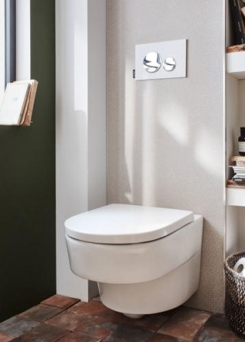 Унитаз подвесной безободковый Jacob Delafon Odeon Rive EDR102-00, сидение термодюропласт микролифт E24889-00 фото 2