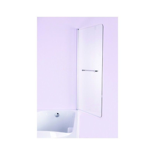 Шторка на ванну ESBANO ES-1480 80 см хром прозрачная фото 6