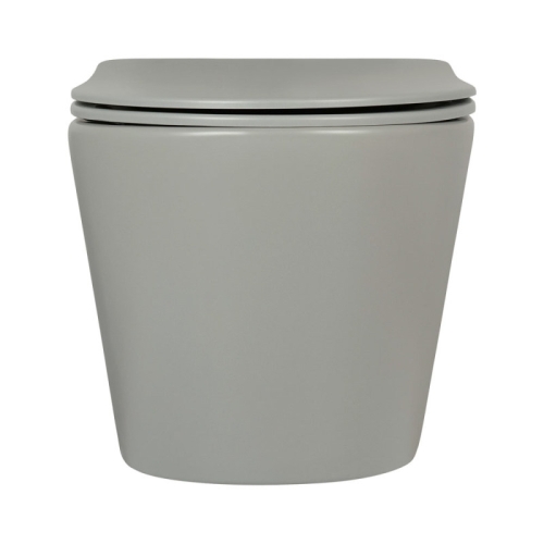 Унитаз подвесной безободковый Aquatek Европа AQ1901-MG, серый матовый фото 3