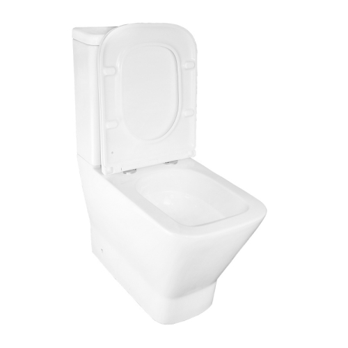 Унитаз напольный безободковый, смыв Торнадо Azario Joy AZ-2168-UQ3 с сидением микролифт фото 4