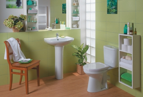 Компакт Santek Анимо (1 режим смыва) с сидением полипропилен фото 2