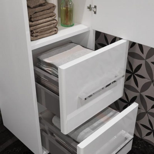 Шкаф-колонна Opadiris Арабеско 35 подвесной белый фото 5 Шкаф-колонна Opadiris Арабеско 35 подвесной белый фото 5