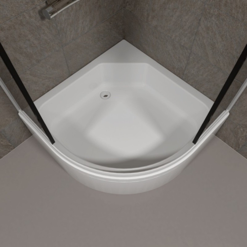 Душевое ограждение Triton Грей В 90*90 средний поддон фото 5