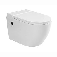 Унитаз подвесной безободковый Mirsant (Sole) Proxy Impulse, импульсный смыв