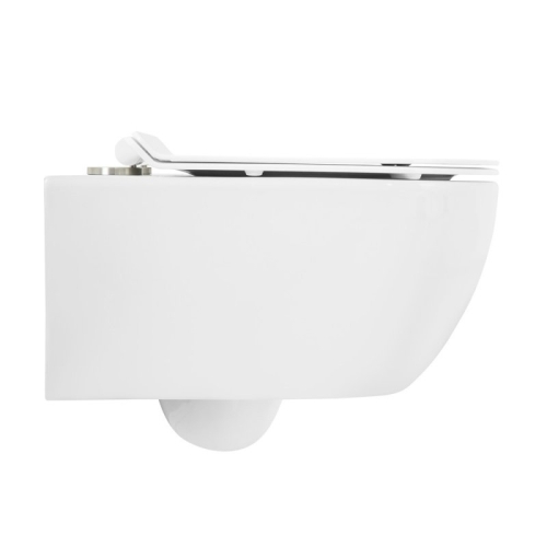 Унитаз подвесной Cezares MOLVENO безободковый белый фото 4