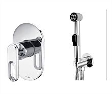 Смеситель с гигиеническим душем Wasserkraft Kammel A111857  встраиваемый хром