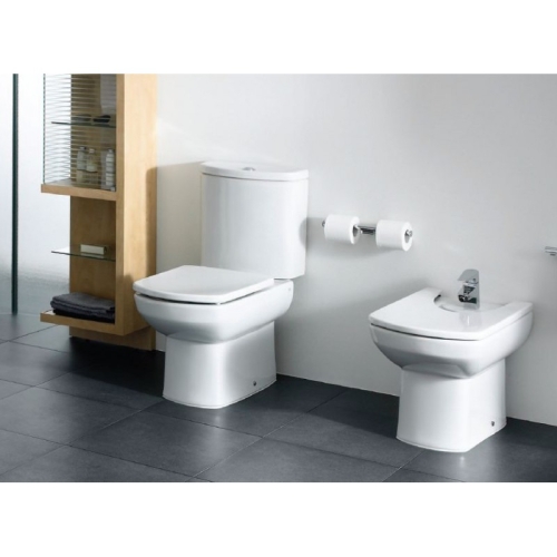 Унитаз напольный Roca Dama Senso Compacto, сидение м/л фото 3