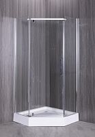 Душевое ограждение ESBANO 8160(8170) 90*90, 100*100 стекло прозрачное, низкий поддон