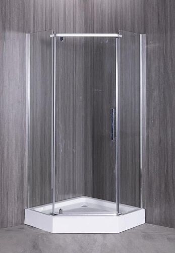 Душевое ограждение ESBANO 8160(8170) 90*90, 100*100 стекло прозрачное, низкий поддон