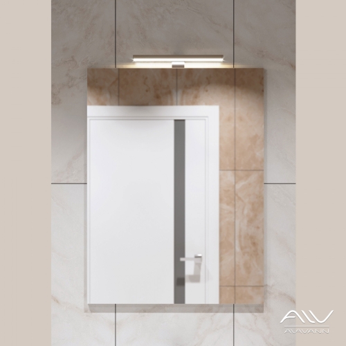 Зеркало Alavann Soft Silver 60 без светильника фото 2