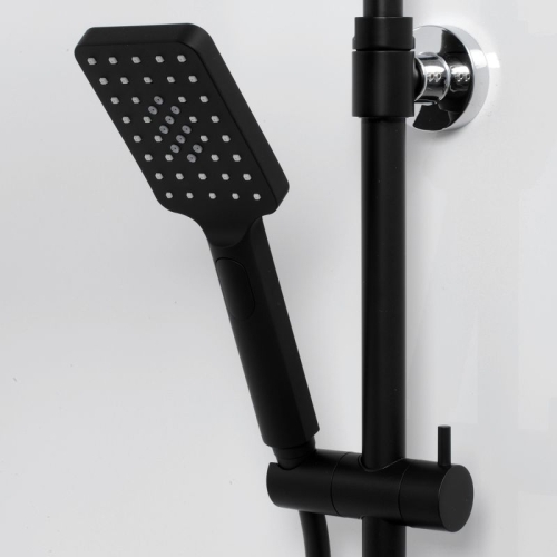 Душевая система Wasserkraft Abens A11401 Thermo черный Soft-touch фото 3