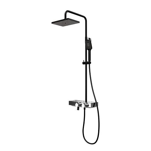Душевая система Wasserkraft Abens A11401 Thermo черный Soft-touch
