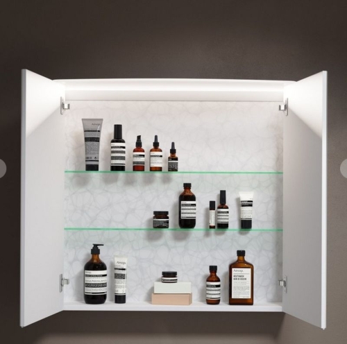 Зеркальный шкаф Aqwella NERINGA 80 фото 3