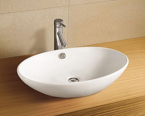 Раковина накладная Azario AZ-3077 SP 630*410*135 мм белая
