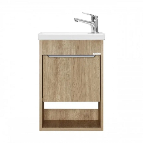 Тумба с раковиной Aquaton Хоуп 40, 80, 100 Орех фото 2